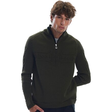Dale of Norway - Vegvisir Sweater - Men's - Army Green