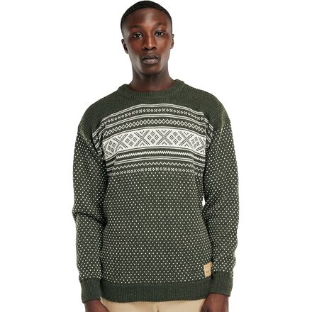 Dale of Norway - Valloy Sweater - Men's - Dark Green/Off White