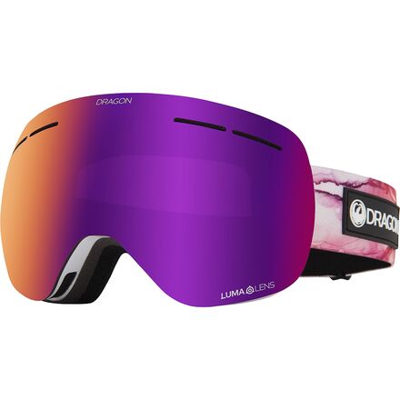 Dragon - X1s Goggles - Merlot/Lumalens Purple Ion + Lumalens Light Rose
