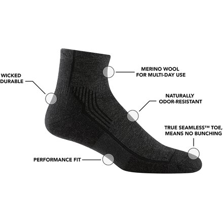 Darn Tough - Hiker 1/4 Cushion Sock - Men's