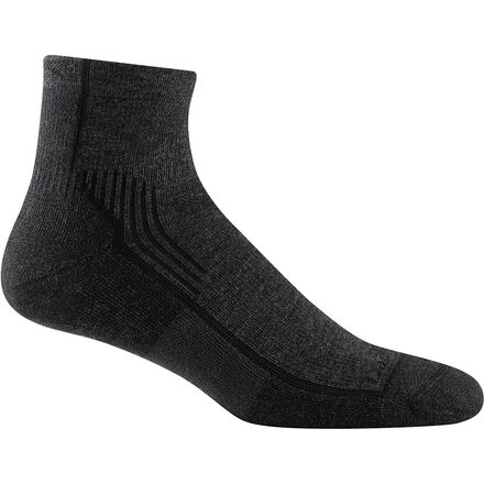 Darn Tough - Hiker 1/4 Cushion Sock - Men's - Onyx Black