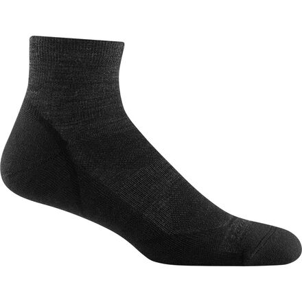 Darn Tough - Light Hiker 1/4 Lightweight Cushion Sock - Black