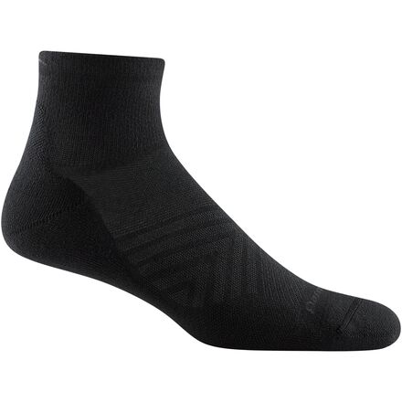Darn Tough - Run Coolmax 1/4 Ultra-Lightweight Cushion Sock - Black