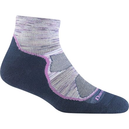 Darn Tough - Light Hiker 1/4 Lightweight Cushion Sock - Women's - Cosmic Purple