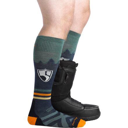 Darn Tough - High Fives OTC Midweight Sock + Cushion