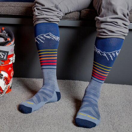 Darn Tough - Steep Lines OTC Lightweight Cushion Sock -Men's