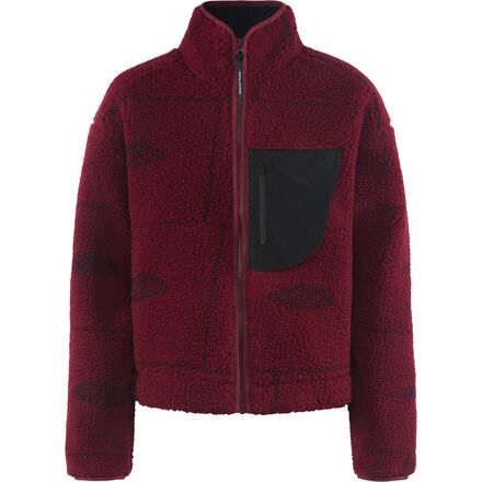 Cropped Pile Fleece Jacket - Women's