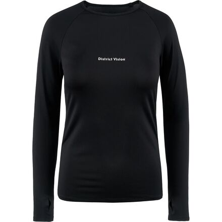 District Vision - Lightweight Long-Sleeve T-Shirt - Women's - Black