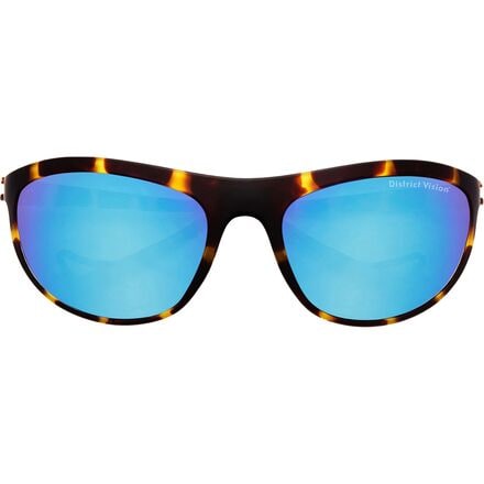 District Vision - Takeyoshi Altitude Master Sunglasses - Tortoise/Blue Mirror