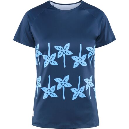 Lightweight Short-Sleeve Fitted Graphic T-Shirt - Women's