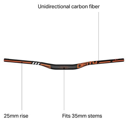 Deity Components - Skywire 35 25mm Carbon Riser Handlebar