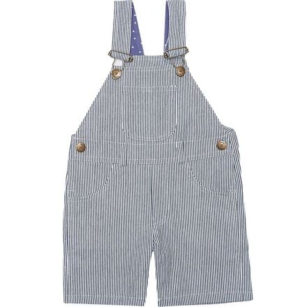 Dotty Dungarees - Sky Blue Short Overalls - Toddlers' - Sky Blue