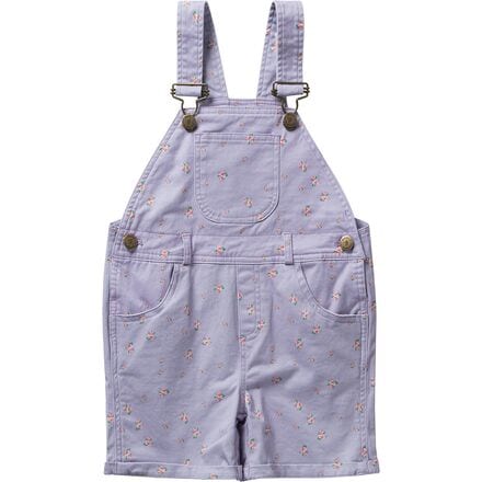 Dotty Dungarees - Floral Lilac Short - Toddlers' - Purple