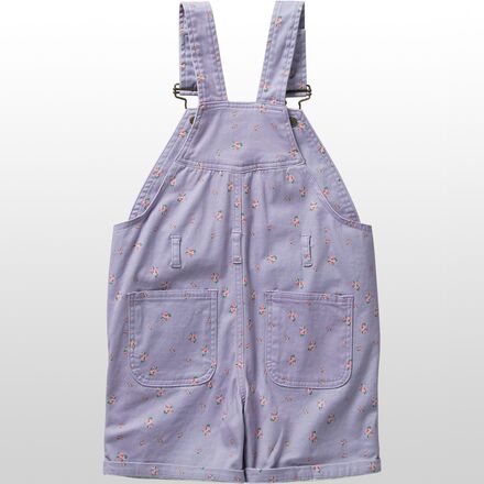 Dotty Dungarees - Floral Lilac Short - Toddlers'