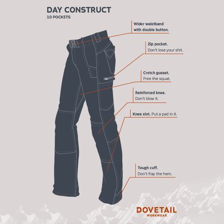 Dovetail Workwear - Day Construct Pant - Women's