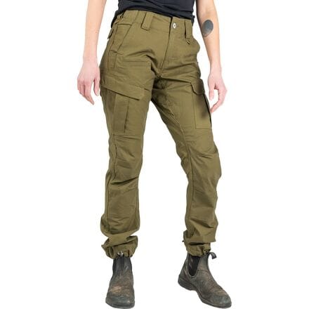 Dovetail Workwear - Ready Set Cargo Pant - Women's - Olive Green Ripstop
