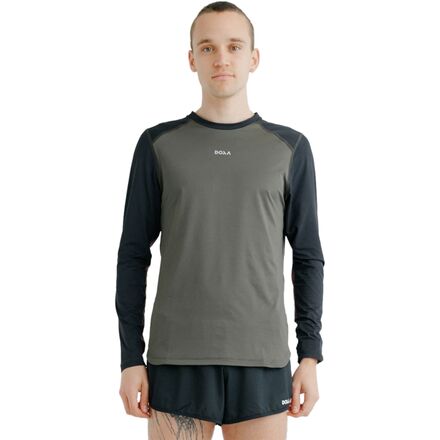 Doxa Run - Taylor Contrast Long-Sleeve T-Shirt - Men's - Cypress