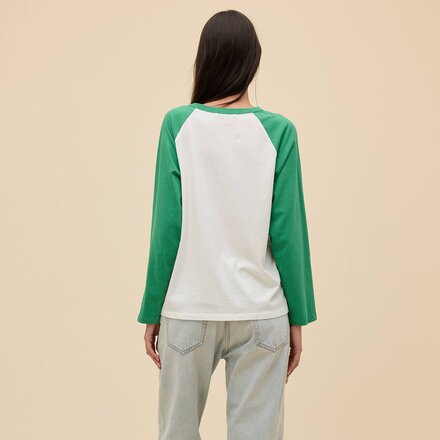 DAYDREAMER - Map Of Nowhere Oversized Raglan Long-Sleeve Top - Women's