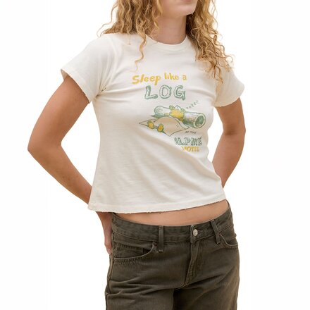 Sleep Like A Log Vintage T-Shirt - Women's