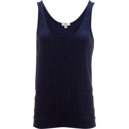 Dylan - Summer Gauze Caravan Crochet Tank Top - Women's