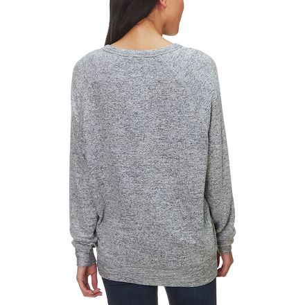 Dylan - Marled Fleece Vintage Raglan Sweater - Women's