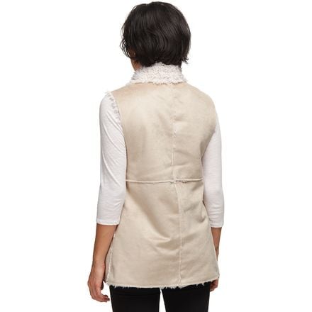 Dylan - Maddy Soft Bonded Shearling Reversible Vest - Women's