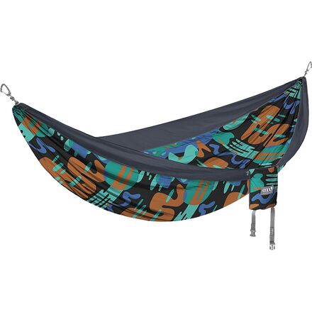 Eagles Nest Outfitters - DoubleNest Print Hammock - Lagoon/Charcoal