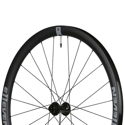 e11even - Carbon Disc Gravel Wheelset - Tubeless - Black, 38mm Depth