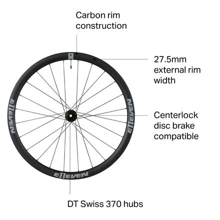 e11even - Carbon Disc Gravel Wheelset - Tubeless