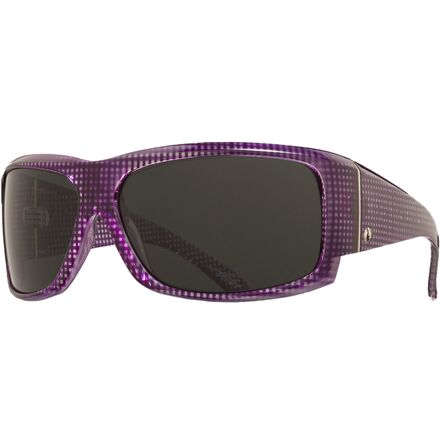Electric - Hoy Sunglasses - Purple Chex/Grey