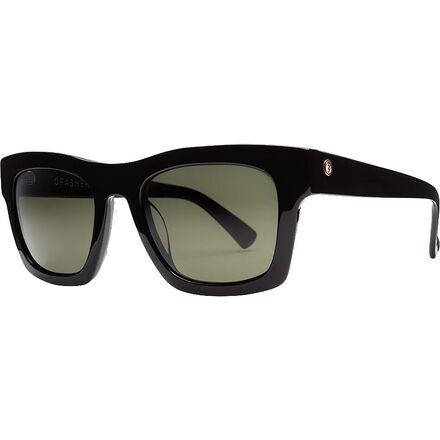 Electric - Crasher 49 Polarized Sunglasses - Gloss Black/Grey Polar