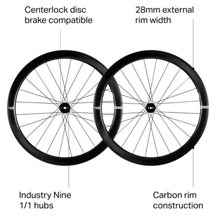 ENVE - 45 Disc Industry Nine 1/1 Wheelset - Tubeless