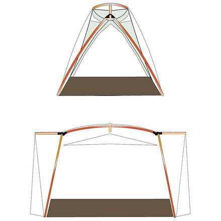 Eureka - Timberline SQ Outfitter 6 Tent: 6-Person 3-Season