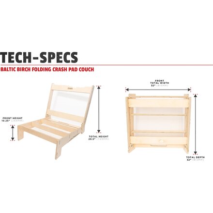 Escape Climbing - Crash Pad Couch Frame