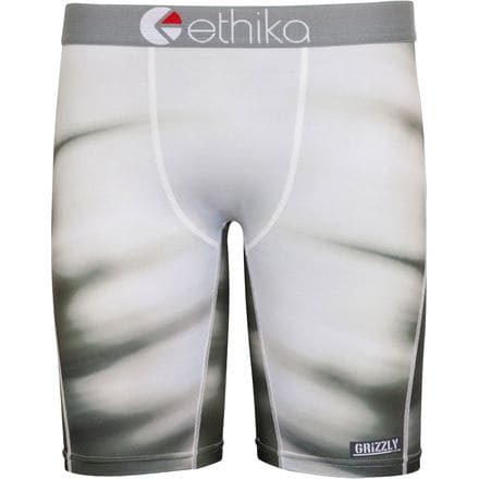 Ethika - Staple Print Charcoal Grizzly Boxer - Men's