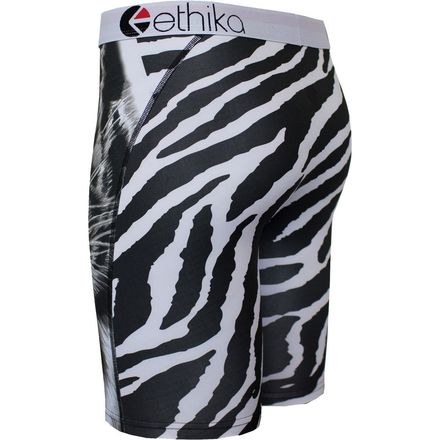 Ethika - Staple Print Black Tiger Boxer - Men's
