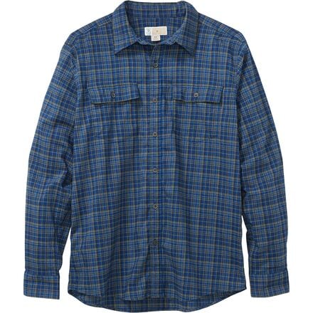 ExOfficio - Bugsaway Kempsey Lightweight Flannel Shirt - Men's - Admiral Blue