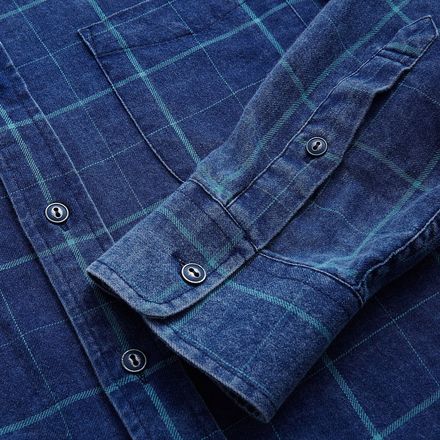 Faherty - Indigo Dyed Ventura Shirt - Men's