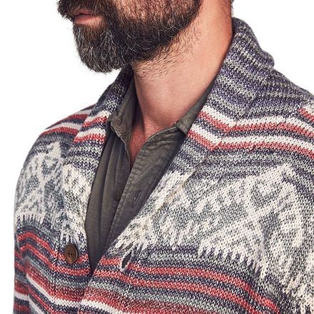 Faherty - Jacquard Cardigan Sweater - Men's