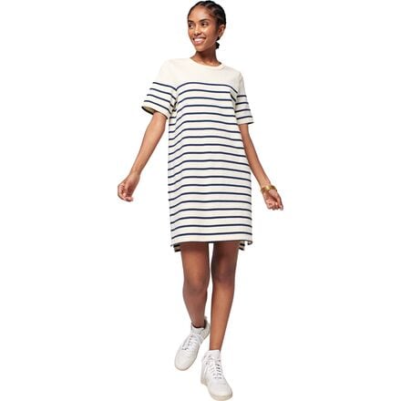 Faherty - Cayman Tee Dress - Women's - Cayman Stripe