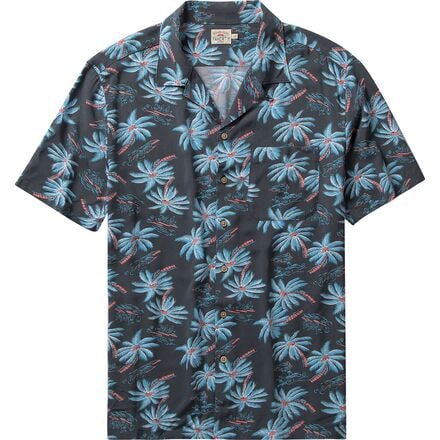 Faherty - Kona Camp Shirt - Men's - Midnight Palm Hawaiian