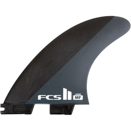 FCS - Mick Fanning Neo Carbon Thruster Surfboard Fins - Charcoal
