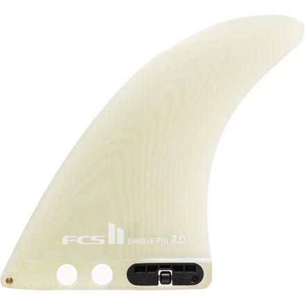 FCS - Single PG Surfboard Fins - Clear