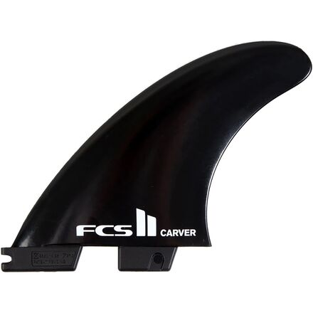 FCS - II Carver Black Large Tri Retail Fin - Black