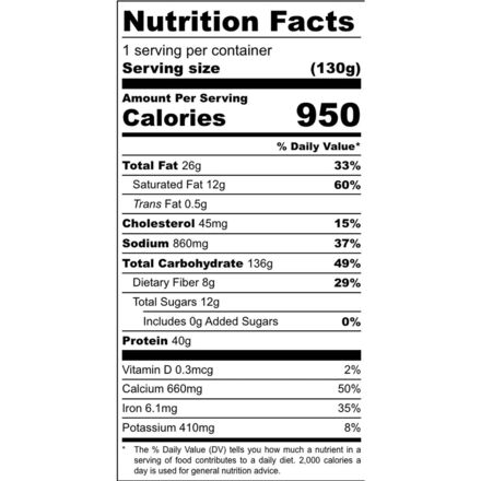 Foundation Outdoors - Chicken Pasta Primavera