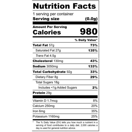 Foundation Outdoors - Chicken Pot Pie Meal