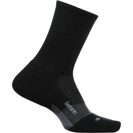 Feetures! - Merino 10 Ultra Light Mini Crew Sock - Charcoal