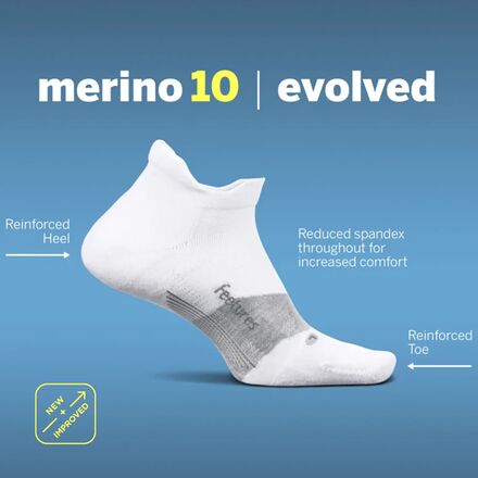 Feetures! - Merino 10 Ultra Light Quarter Sock