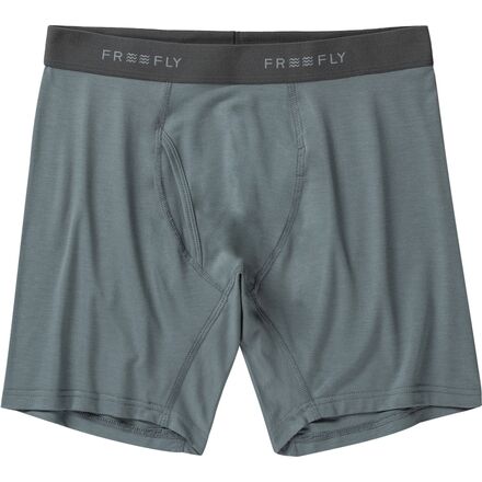 Free Fly - Bamboo Motion Boxer Brief - Men's - Slate