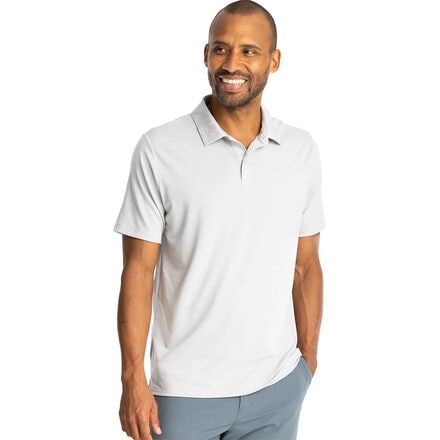 Free Fly - Elevate Polo Shirt - Men's - Aspen Grey